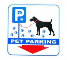 Πινακίδα 'Pet Parking', έγχρωμη, αλουμίνο               Κωδικός Προϊόντος:07.94.025